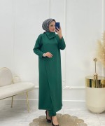 Lina Tesettür Takım Zümrüt Yeşili Zümrüt