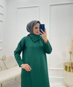 Lina Tesettür Takım Zümrüt Yeşili Zümrüt
