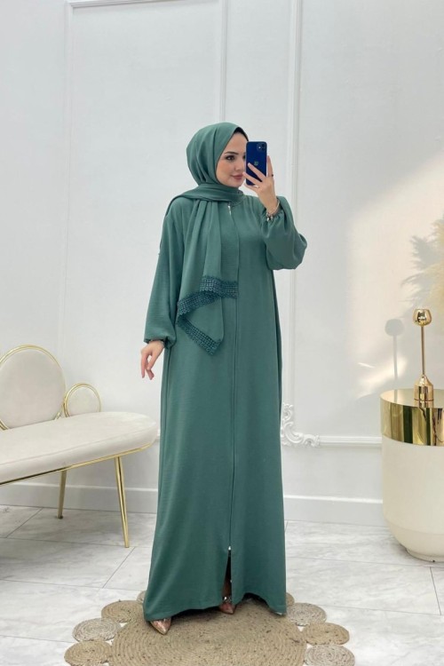 Namaz Elbisesi Mint Yeşili