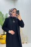 Eda Tesettür Takım Siyah