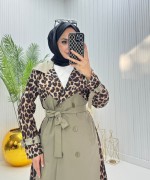 Leopar Tesettür Trenç Taş Taş