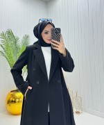 Sevinç Tesettür Kaban Siyah Siyah