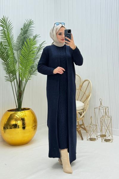 Eda Tesettür Takım Lacivert
