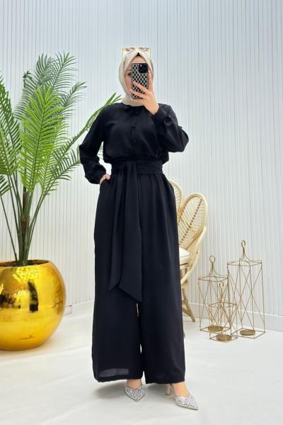 Alya Tesettür Tulum Siyah