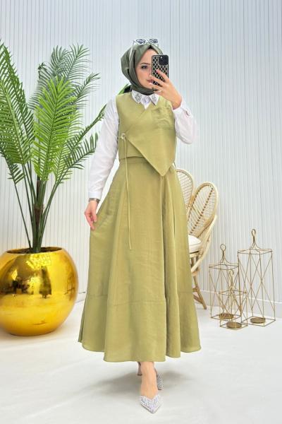 Ecrin Tesettür Takım Yeşil
