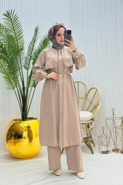 Aqua Tesettür  Takım Taş