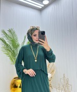 Selma Tesettür Takım Zümrüt Zümrüt