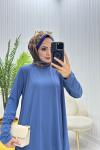 Ekonomix Tesettür Takım İndigo