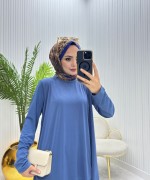 Ekonomix Tesettür Takım İndigo İndigo