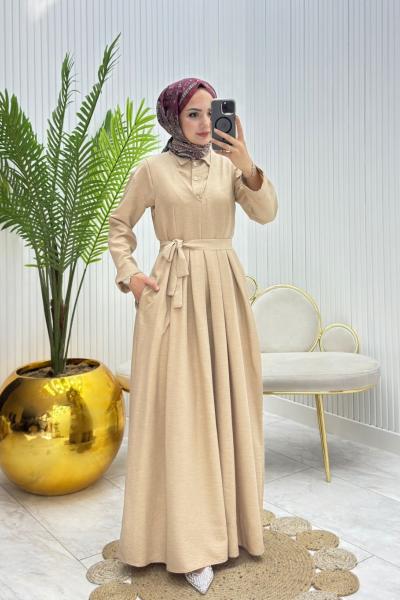Mehtap Tesettür Jile Camel