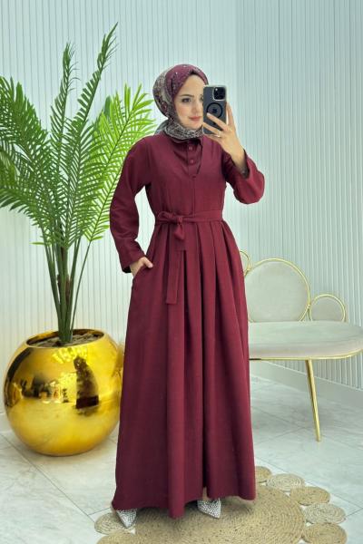 Mehtap Tesettür Jıle Bordo