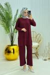 Piliseli Sandy Takım Bordo