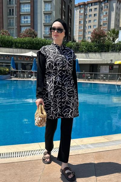 Mihrimah Tesettür Mayo Siyah