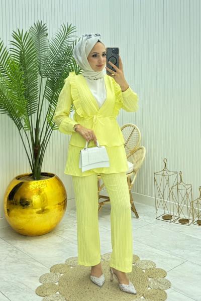 Akordion Takım Sarı