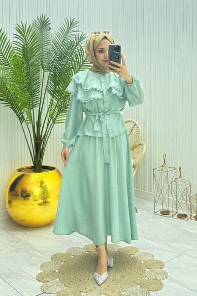 Candy Takım Mint Yeşili