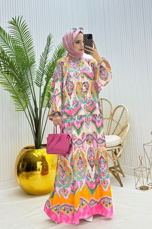 Nar Elbise Pembe