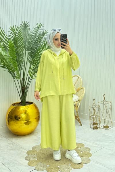 Yıldız Tesettür Takım Yeşil