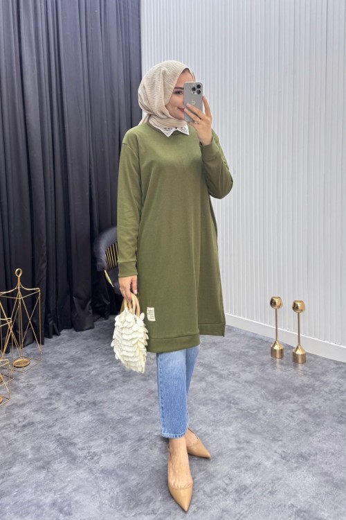 Jasmin Tunik Haki