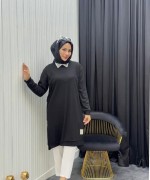 Jasmin Tunik Siyah  Siyah