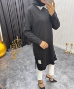Jasmin Tunik Siyah  Siyah