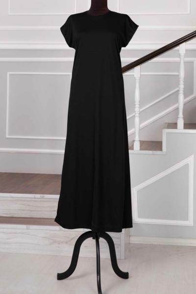 Kısa Kollu İçlik Siyah