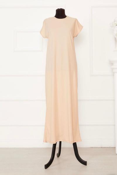 Kısa Kollu İçlik Krem