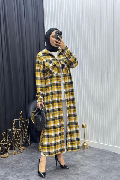 Aslı Oduncu Gömlek Sarı