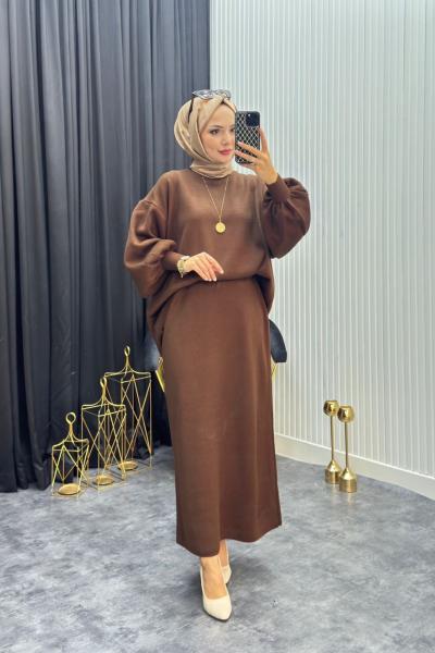 Nora Takım Kahverengi