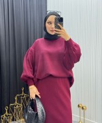 Nora Takım Bordo Bordo