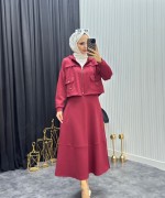 Maşa Takım Bordo Bordo