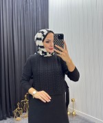 Eyşan Elbise Siyah Siyah