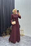 Hera Elbise Bordo