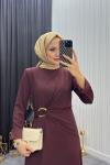 Hera Elbise Bordo