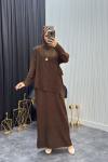 Başak Elbise Kahverengi