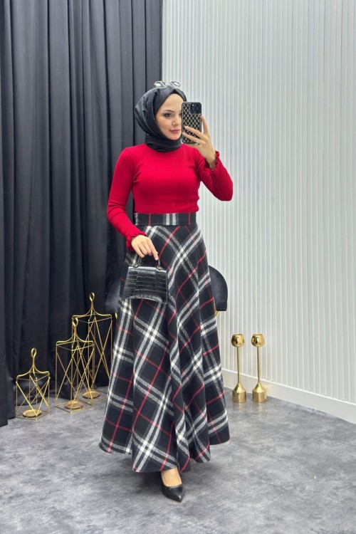 Asmin Etek Siyah