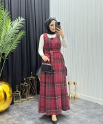 Kumru Jile Bordo Kırmızı