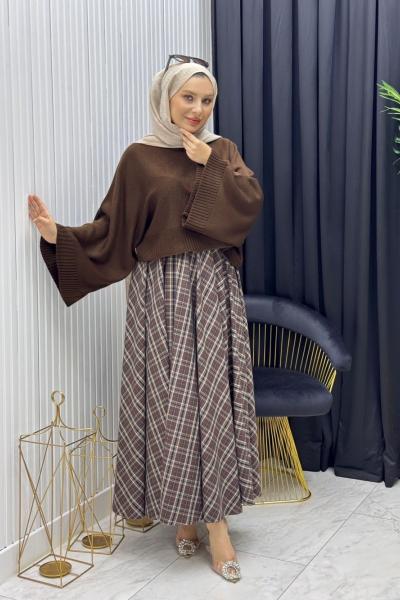 Esra Takım Kahverengi