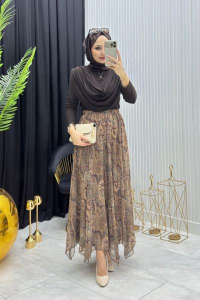 Etnik Takım Kahverengi