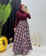 Yonca Etek Bordo Bordo