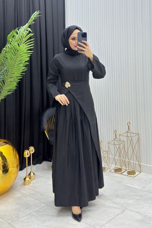 Nalya Elbise Siyah