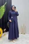 Nalya Elbise Lacivert