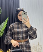 Dünya Elbise Kahverengi  Kahverengi
