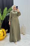 Viral Elbise Haki Yeşili