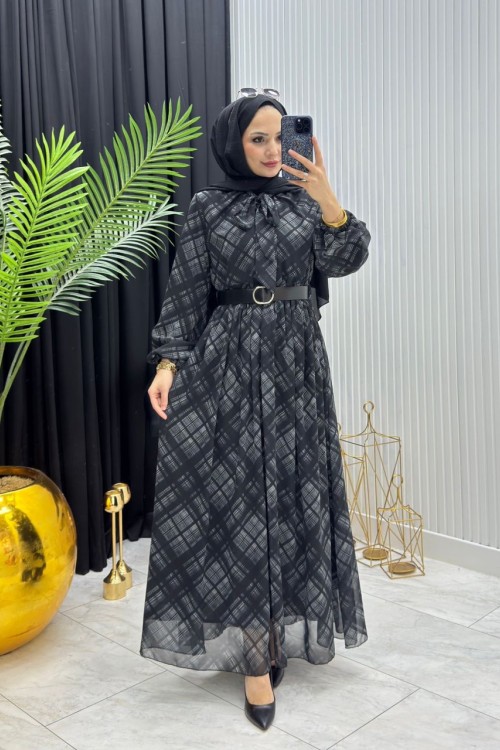 Lure Elbise Siyah