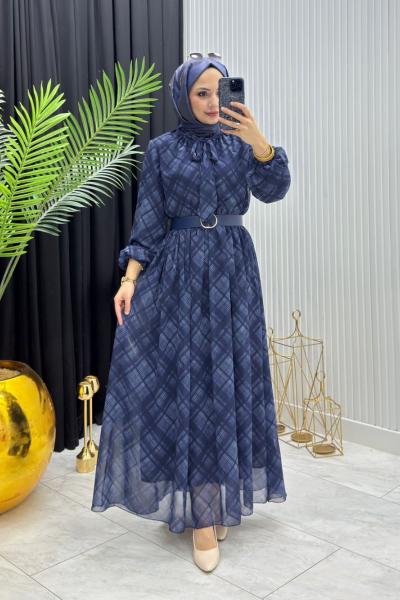 Lure Elbise Lacivert