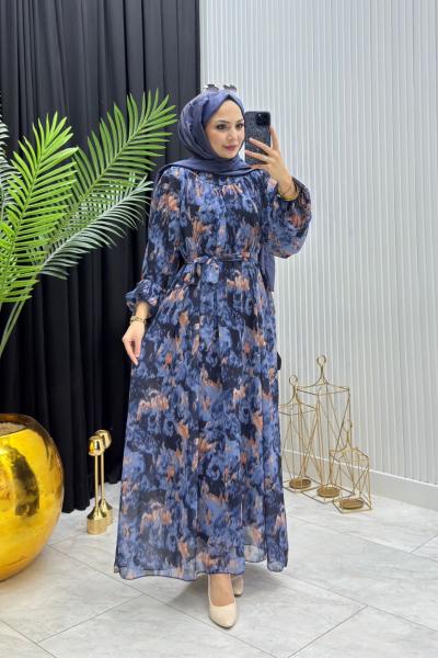 Nara Elbise Lacivert