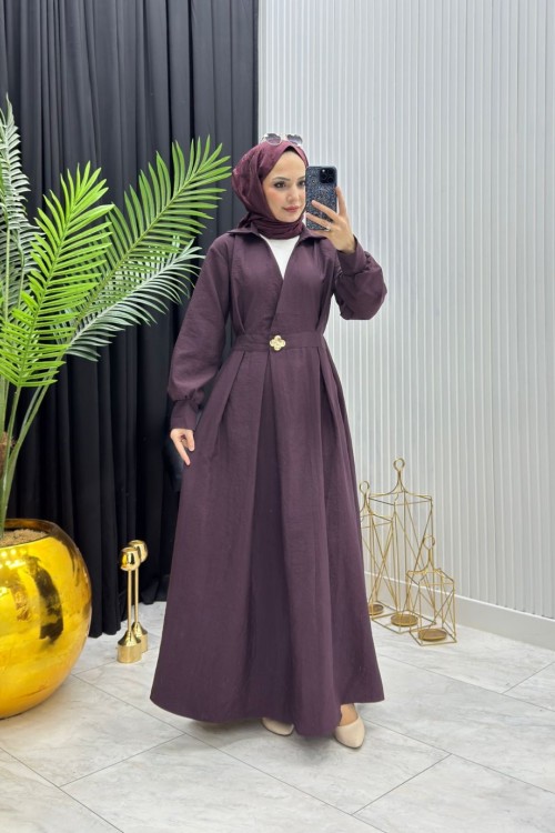 Reva Elbise Bordo