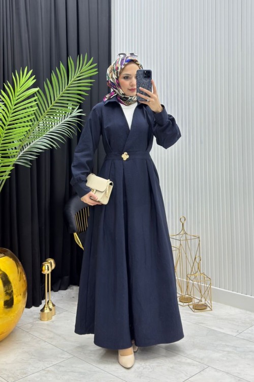 Reva Elbise Lacivert