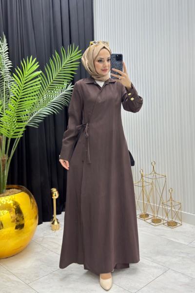 Retro Ferace Kahverengi