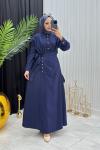 Zarafet Elbise Lacivert